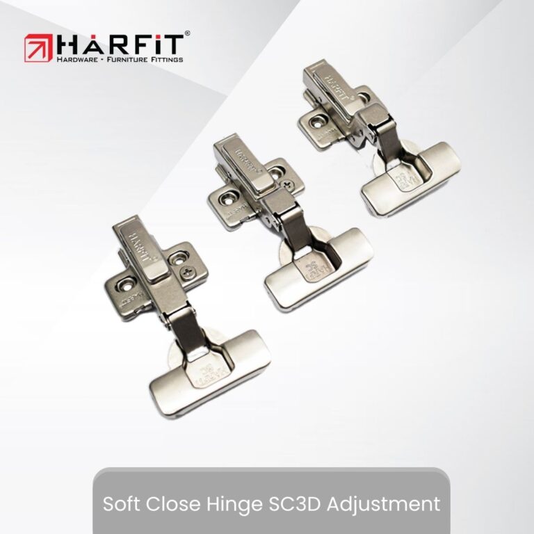 Soft Close Hinge SC3D Adjustment_Harfit