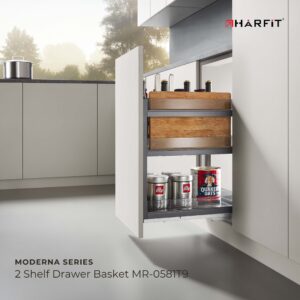 2 Shelf Drawer Basket MR-0581T9 (1)_Harfit
